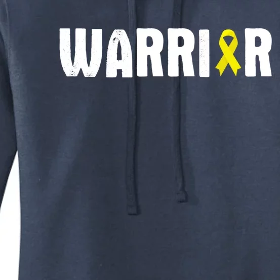 Bladder Cancer Warrior Gift Awareness Fighter Quote Saying Gift Women's Pullover Hoodie