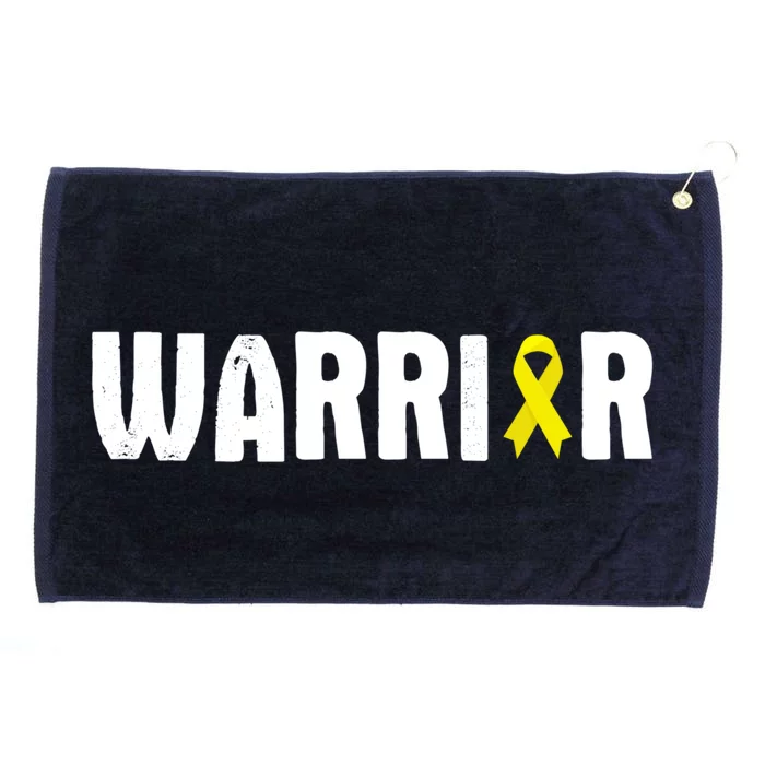 Bladder Cancer Warrior Gift Awareness Fighter Quote Saying Gift Grommeted Golf Towel