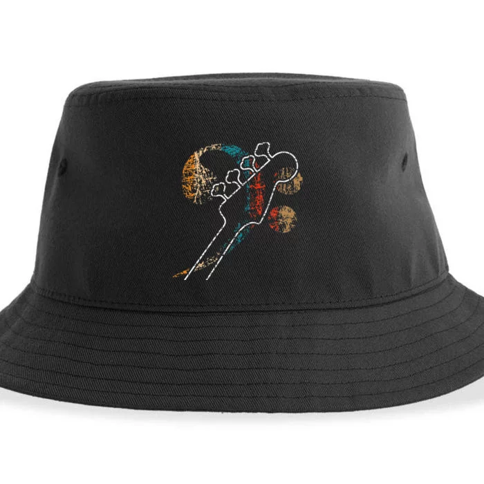 Bass Clef With Bassguitar Double Band Orchestra Sustainable Bucket Hat