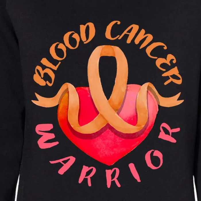 Blood Cancer Warrior Lymphoma Myeloma And Leukemia Awareness Gift Womens California Wash Sweatshirt