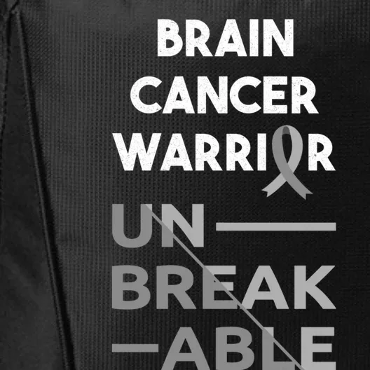 Brain Cancer Warrior Gift City Backpack