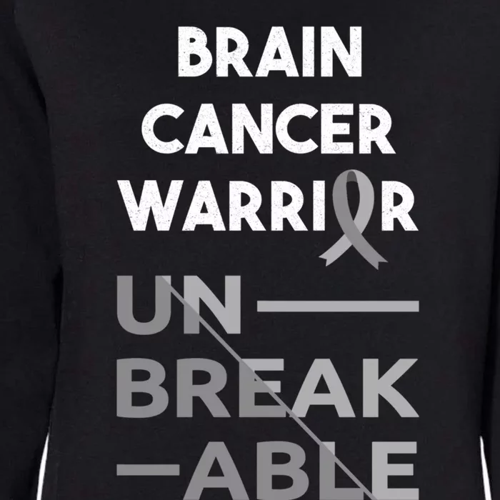 Brain Cancer Warrior Gift Womens California Wash Sweatshirt