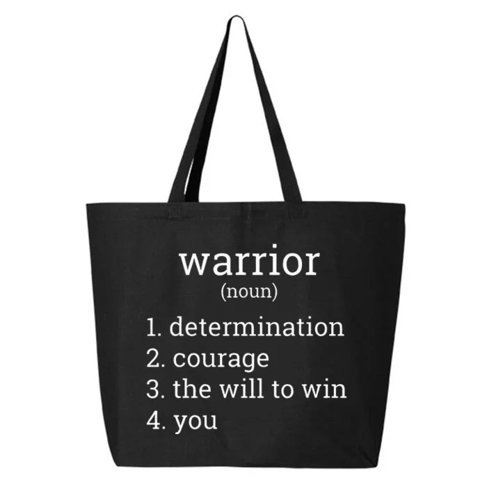 Breast Cancer Warrior Definition Breast Cancer Fighter 25L Jumbo Tote