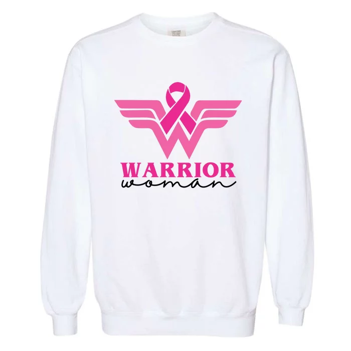 Breast Cancer Warrior Gift For Her Garment-Dyed Sweatshirt