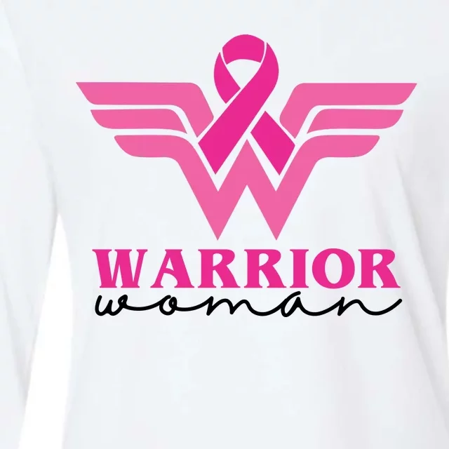 Breast Cancer Warrior Gift For Her Womens Cotton Relaxed Long Sleeve T-Shirt