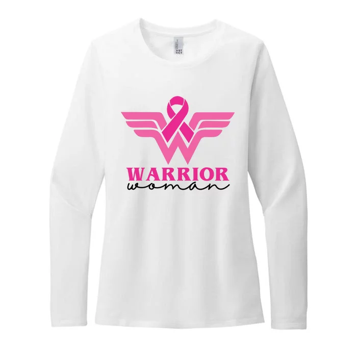 Breast Cancer Warrior Gift For Her Womens CVC Long Sleeve Shirt