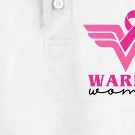 Breast Cancer Warrior Gift For Her Dry Zone Grid Performance Polo