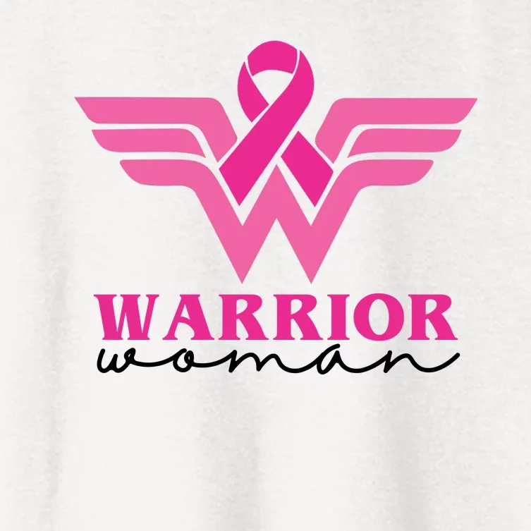 Breast Cancer Warrior Gift For Her Women's Crop Top Tee