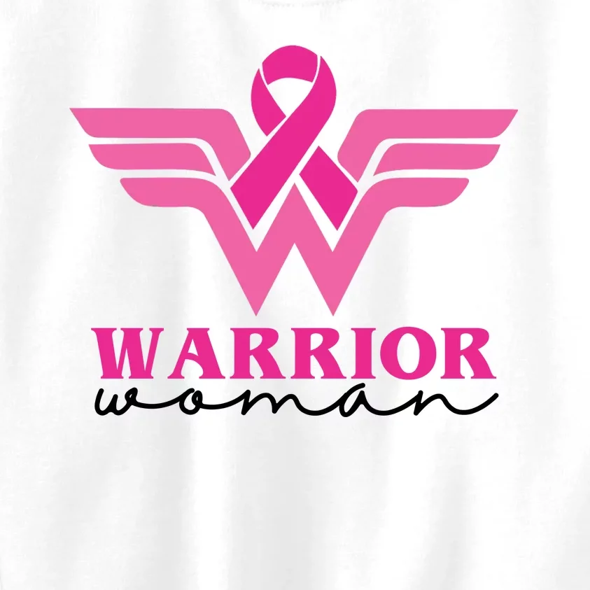 Breast Cancer Warrior Gift For Her Kids Sweatshirt