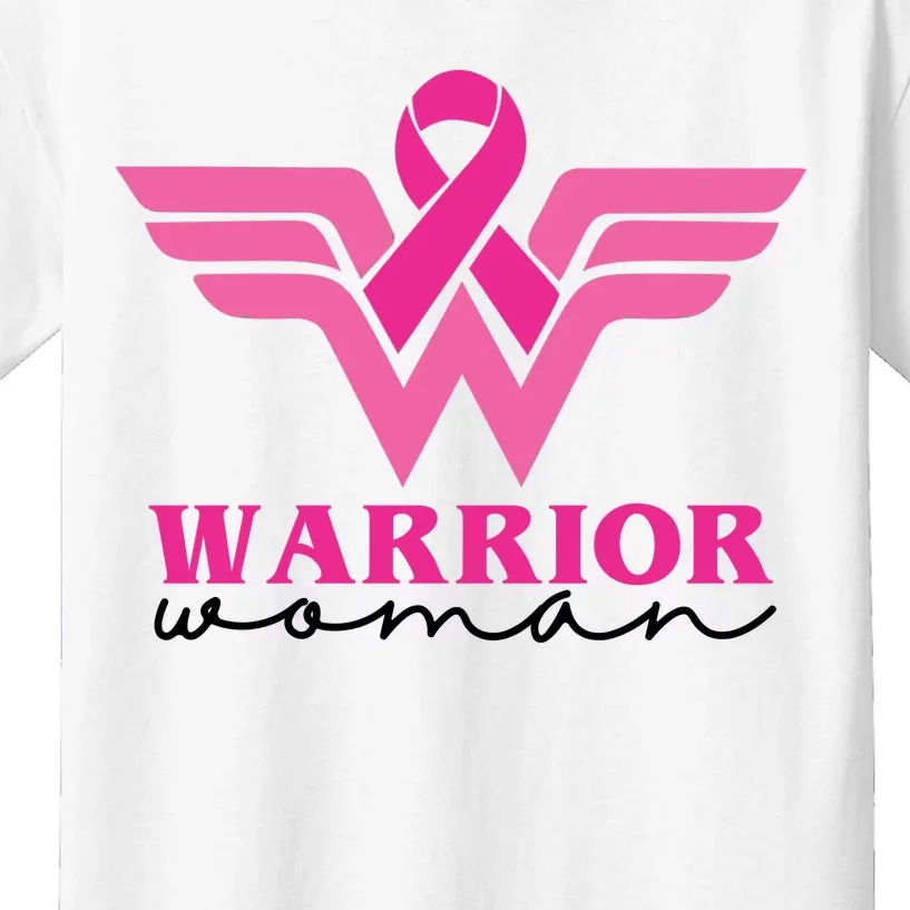 Breast Cancer Warrior Gift For Her Kids T-Shirt