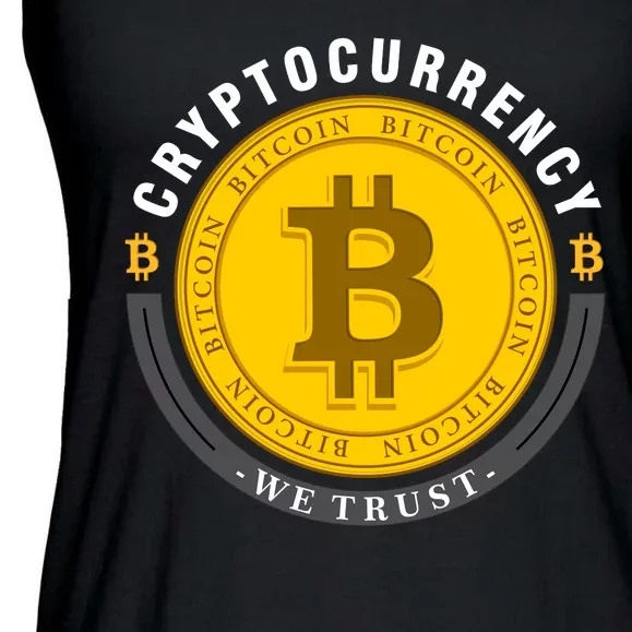 Bitcoin Cryptocurrency We Trust Ladies Essential Flowy Tank