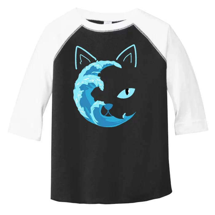 Blue Cats Wave For Kamala Funny Blue Wave Of Cat Ladies Toddler Fine Jersey T-Shirt