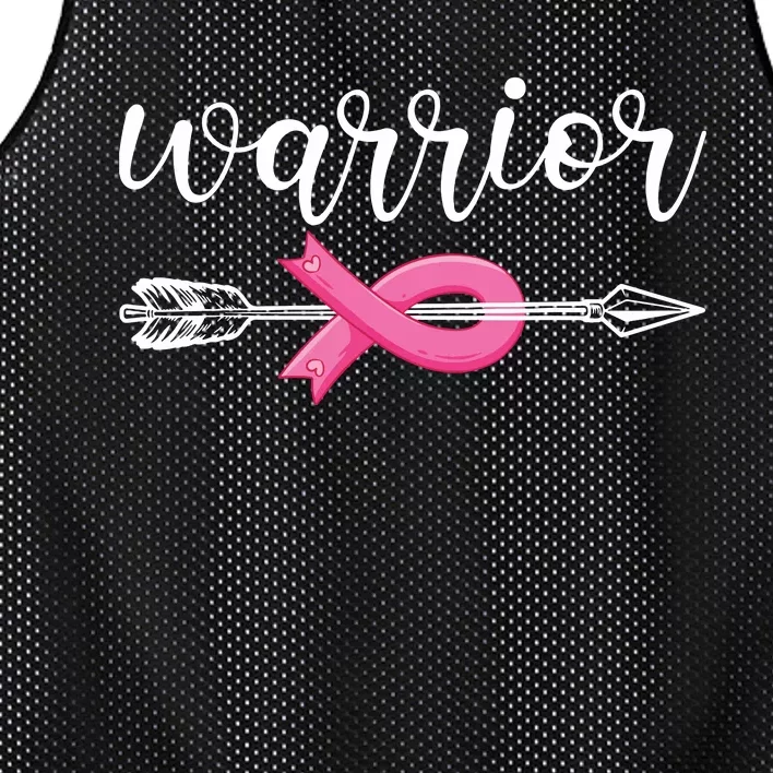 Breast Cancer Warrior Breast Cancer Awareness Mesh Reversible Basketball Jersey Tank