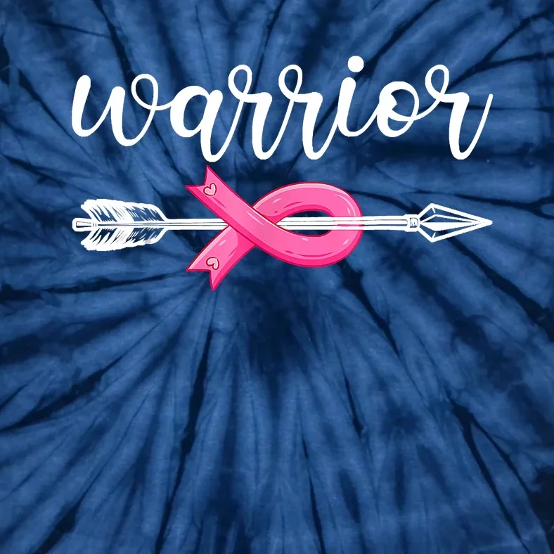 Breast Cancer Warrior Breast Cancer Awareness Tie-Dye T-Shirt