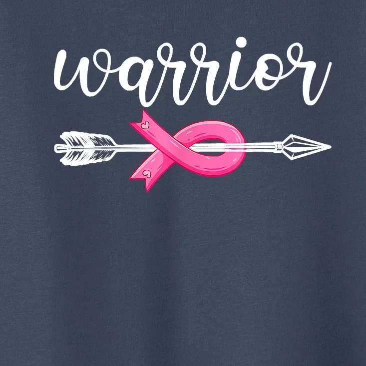 Breast Cancer Warrior Breast Cancer Awareness Toddler T-Shirt