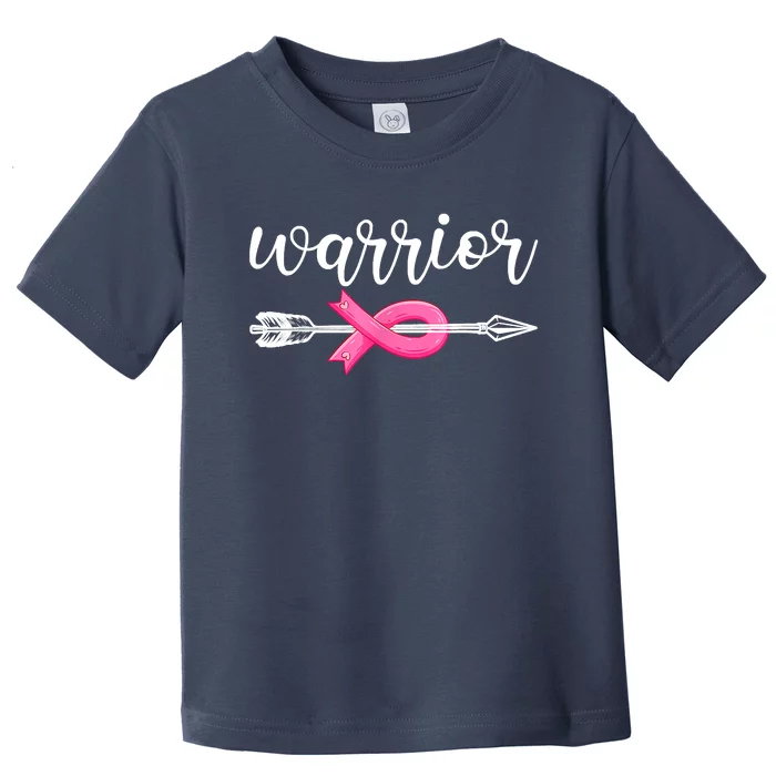 Breast Cancer Warrior Breast Cancer Awareness Toddler T-Shirt