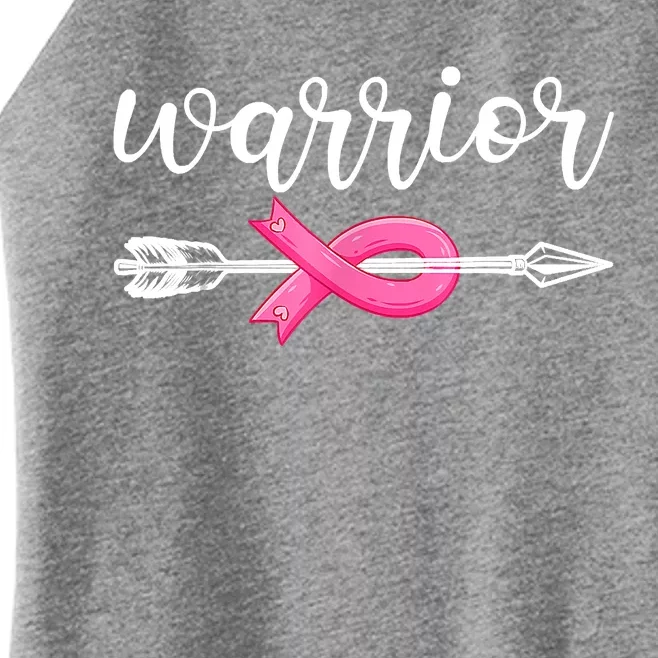 Breast Cancer Warrior Breast Cancer Awareness Women’s Perfect Tri Rocker Tank