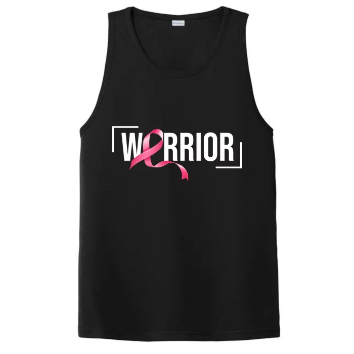 Breast Cancer Warrior Ribbon Performance Tank