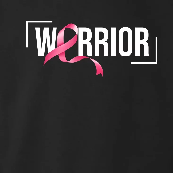 Breast Cancer Warrior Ribbon Toddler Hoodie