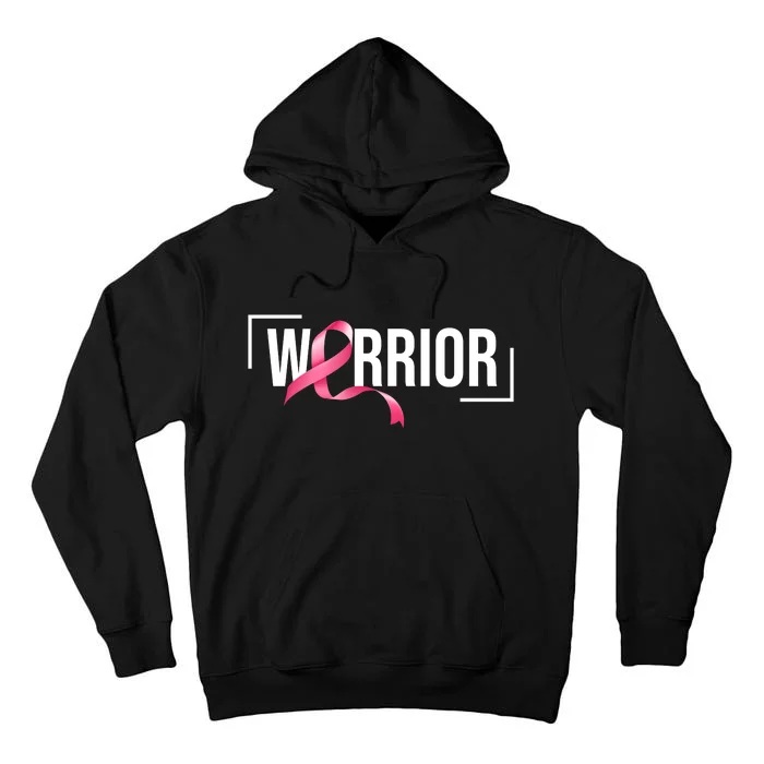 Breast Cancer Warrior Ribbon Tall Hoodie