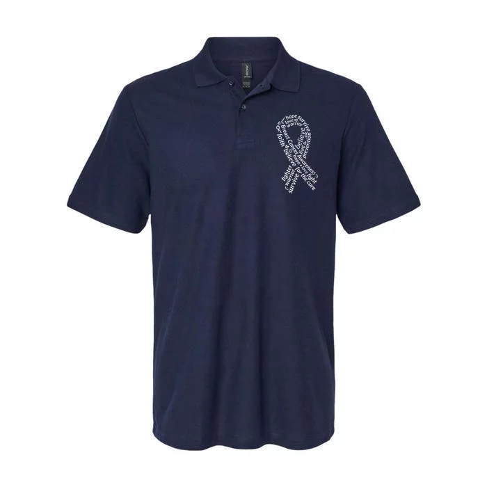 Breast Cancer Warrior Ribbon Awareness Softstyle Adult Sport Polo