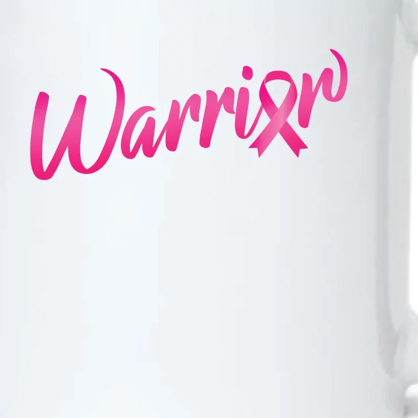 Breast Cancer Warrior Black Color Changing Mug