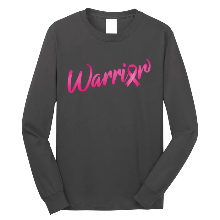 Breast Cancer Warrior Long Sleeve Shirt