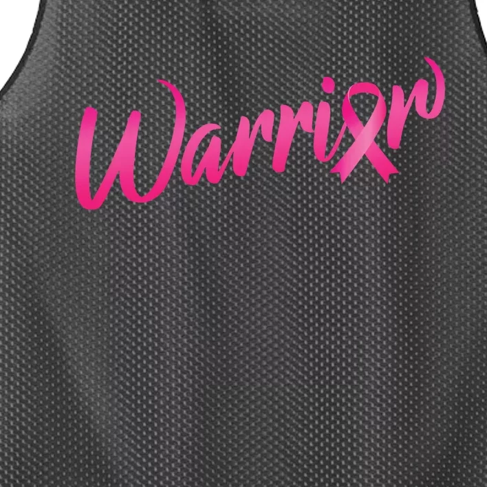 Breast Cancer Warrior Mesh Reversible Basketball Jersey Tank