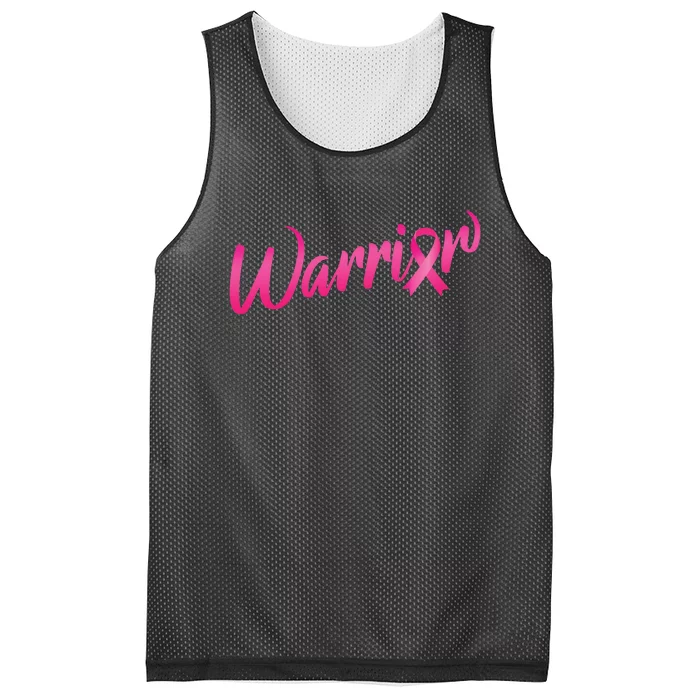 Breast Cancer Warrior Mesh Reversible Basketball Jersey Tank