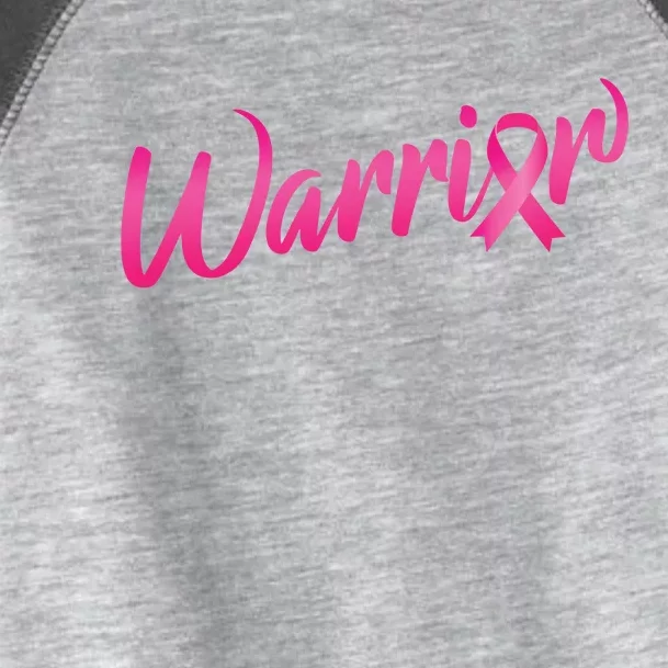 Breast Cancer Warrior Toddler Fine Jersey T-Shirt