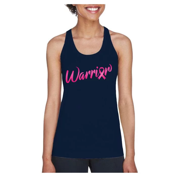 Breast Cancer Warrior Women's Racerback Tank