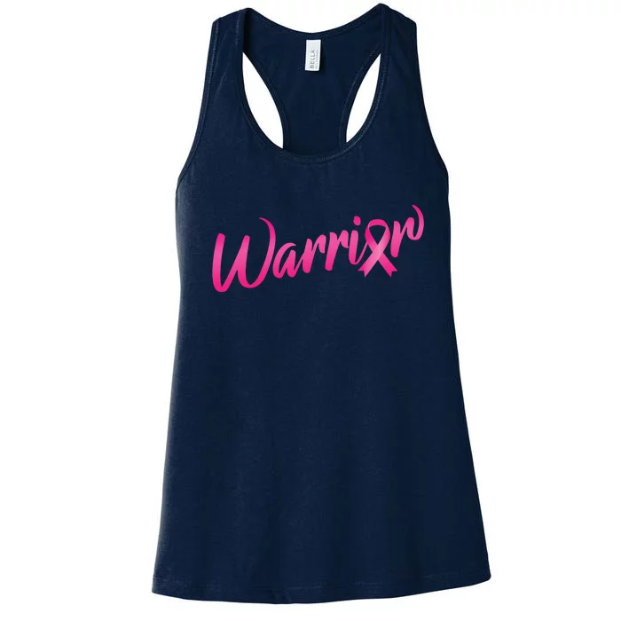 Breast Cancer Warrior Women's Racerback Tank