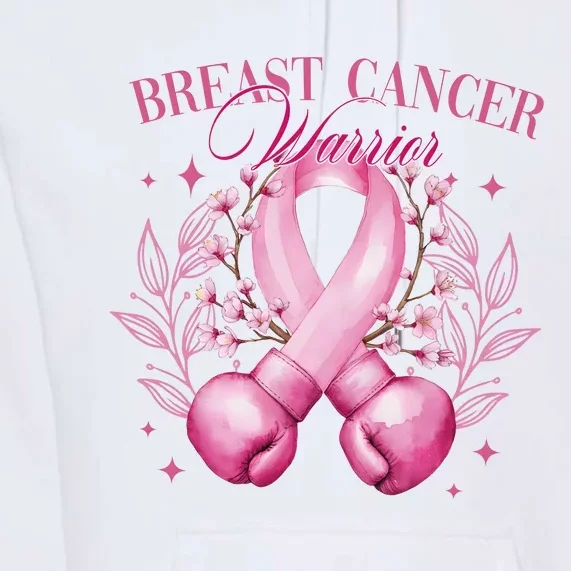 Breast Cancer Warrior Fighter Premium Hoodie