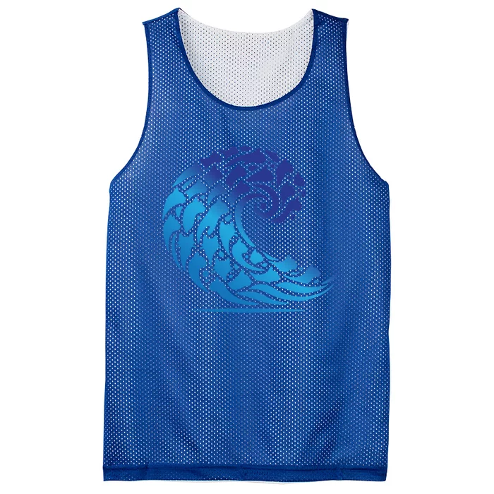 Blue Cats Wave For Kamala Funny Cat Lady Gift Mesh Reversible Basketball Jersey Tank