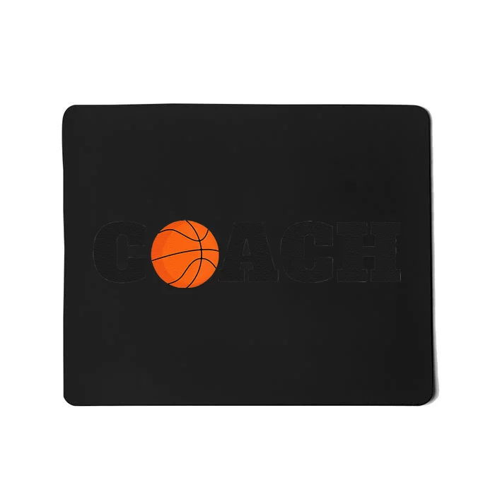 Basketball Coach With Basketball Mousepad