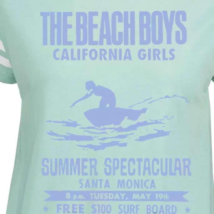 Beach California White Enza Ladies Jersey Football T-Shirt