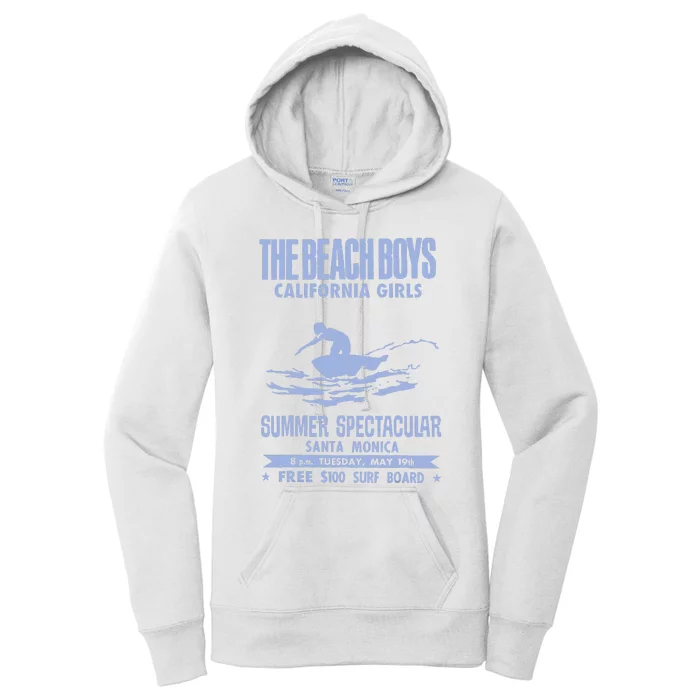 Beach California White Women's Pullover Hoodie