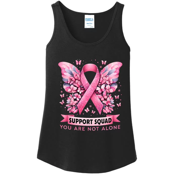 Breast Cancer Warrior Breast Cancer Awareness Support Squad Ladies Essential Tank