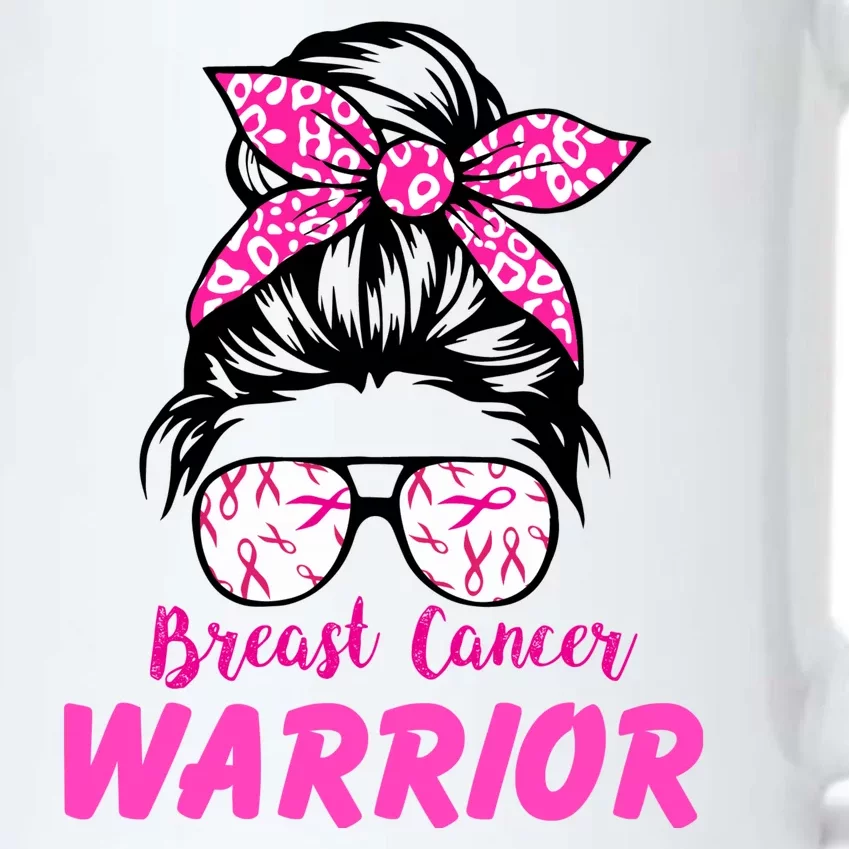 Breast Cancer Warrior Black Color Changing Mug