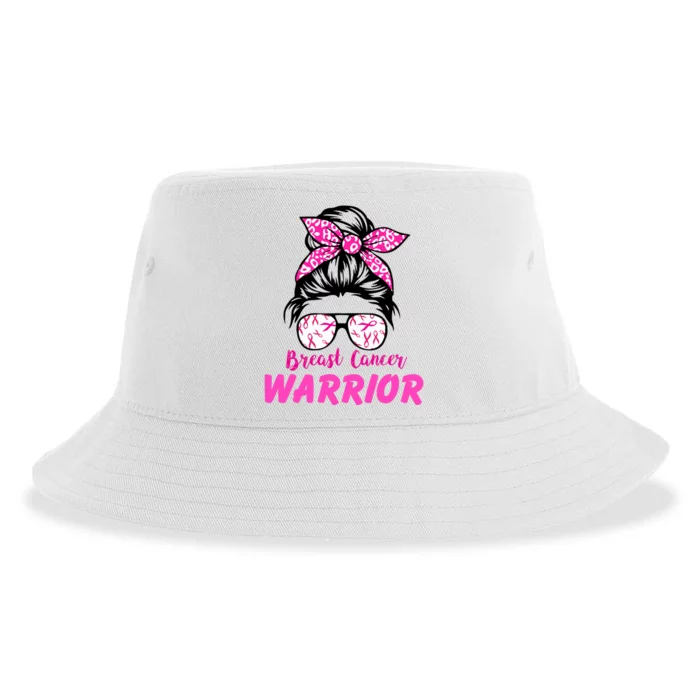 Breast Cancer Warrior Sustainable Bucket Hat