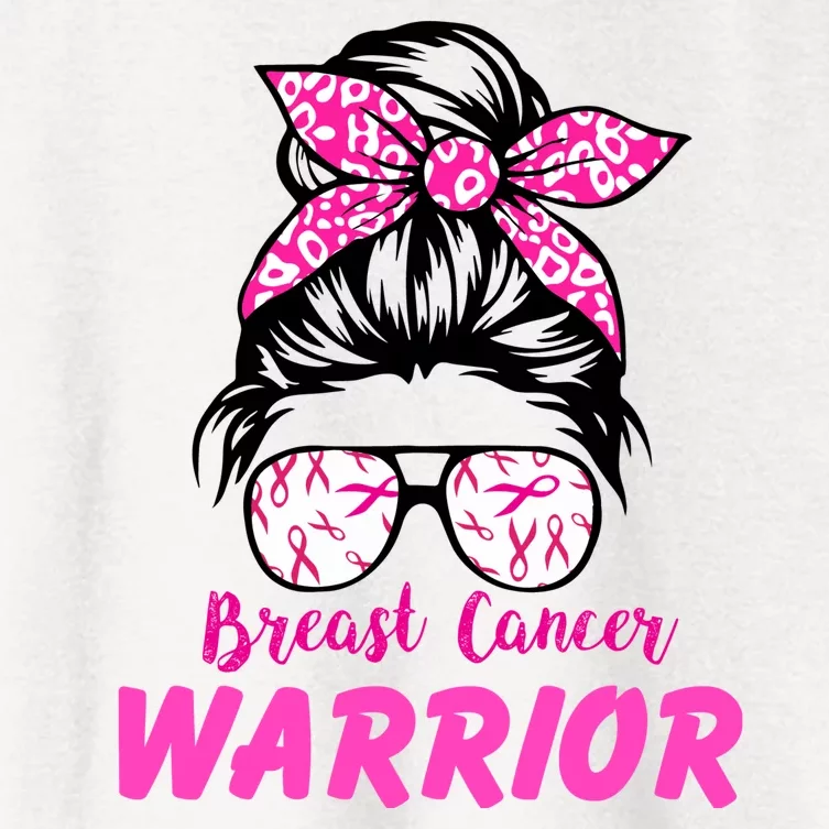 Breast Cancer Warrior Women's Crop Top Tee