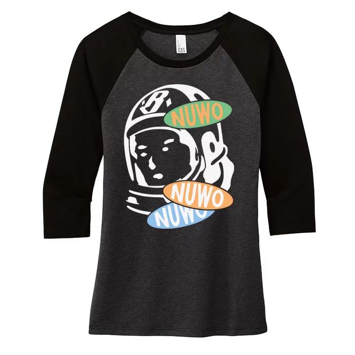 Billionaire Club X Nuwo Astro 2024 Women's Tri-Blend 3/4-Sleeve Raglan Shirt