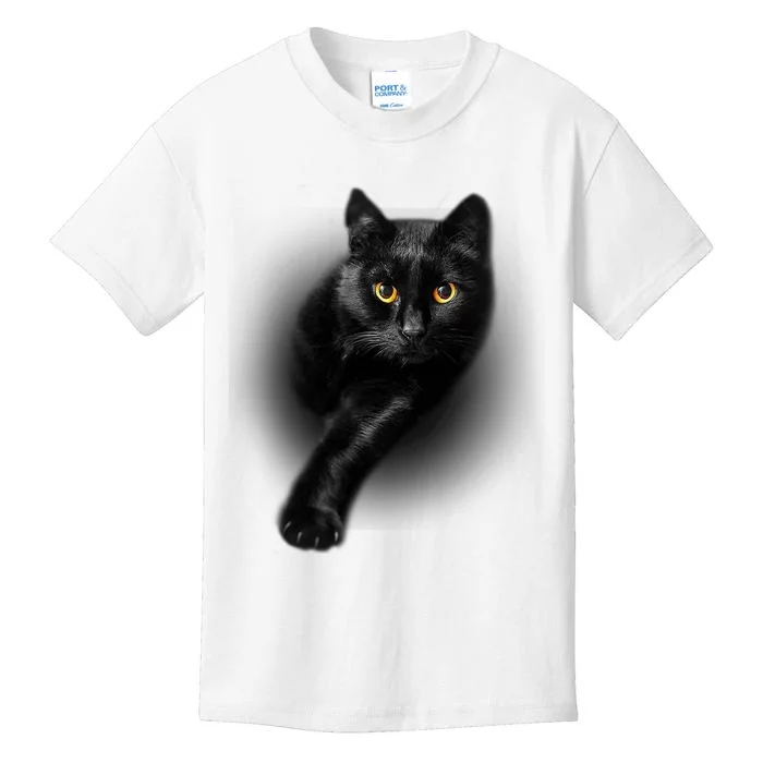 HISS OFF Meow Angry Black Cat Yellow Eyes, Tiger Eyes Cat Premium T-Shirt