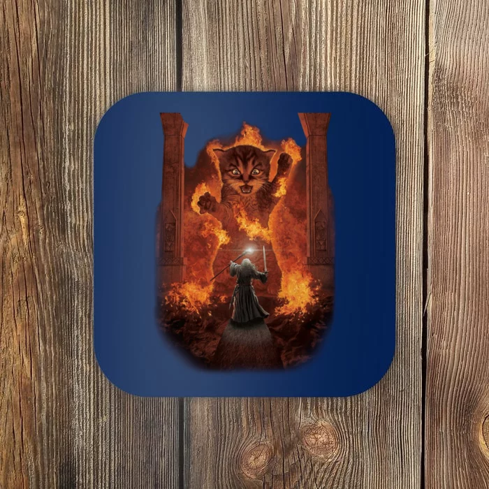 Balrog Cat You Shall Not Pass Wizard Monster Fight Coaster