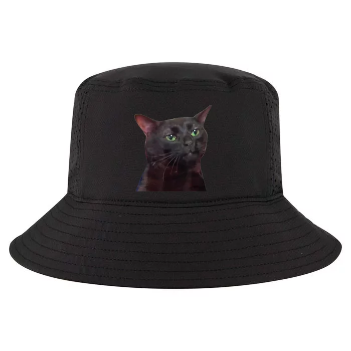 Black Cat Zoning Out Cool Comfort Performance Bucket Hat