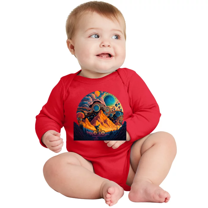 Bicycle Day 1943 Baby Long Sleeve Bodysuit