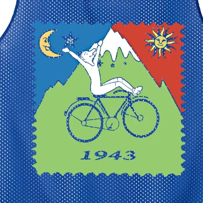 Bicycle Day 1943 Lsd Acid Hofn Trip Meaningful Gift Meaningful Gift Mesh Reversible Basketball Jersey Tank