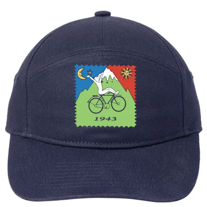 Bicycle Day 1943 Lsd Acid Hofn Trip Meaningful Gift Meaningful Gift 7-Panel Snapback Hat