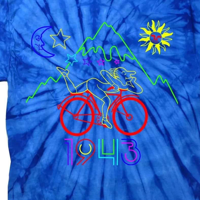 Bicycle Day 1943 Lsd Creator Great Gift Acid Trip Great Gift Tie-Dye T-Shirt