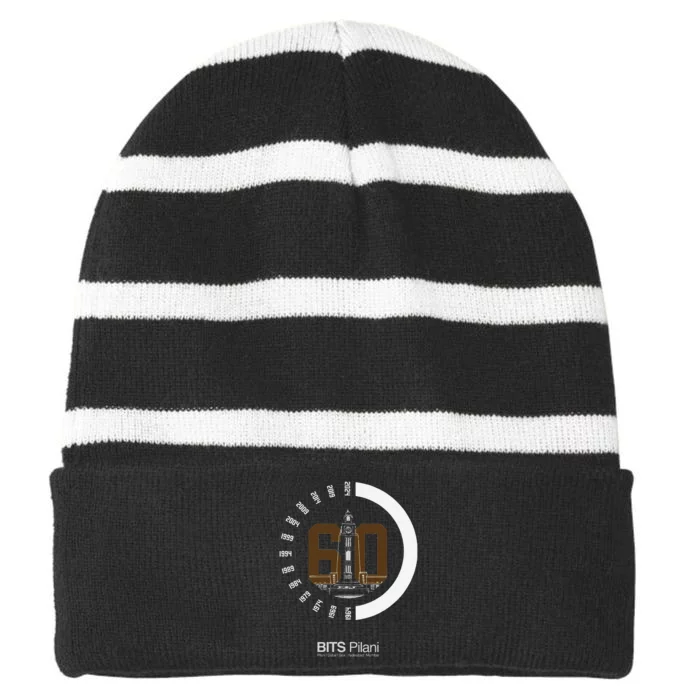 Bitsians Day 2024 Celebratory Reunion Striped Beanie with Solid Band